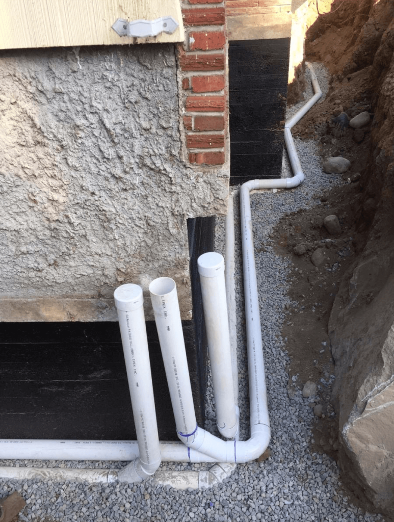 french drain installation system vancouver