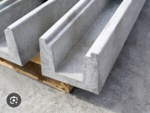 Newly installed commercial concrete trench drain channel in Burnaby for improved drainage and surface water management