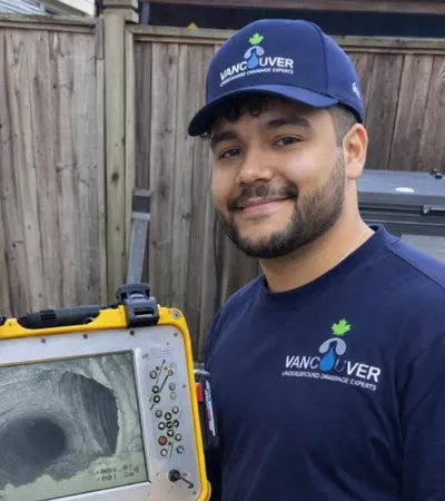 Alexis Mairena drain camera inspection specialist Vancouver