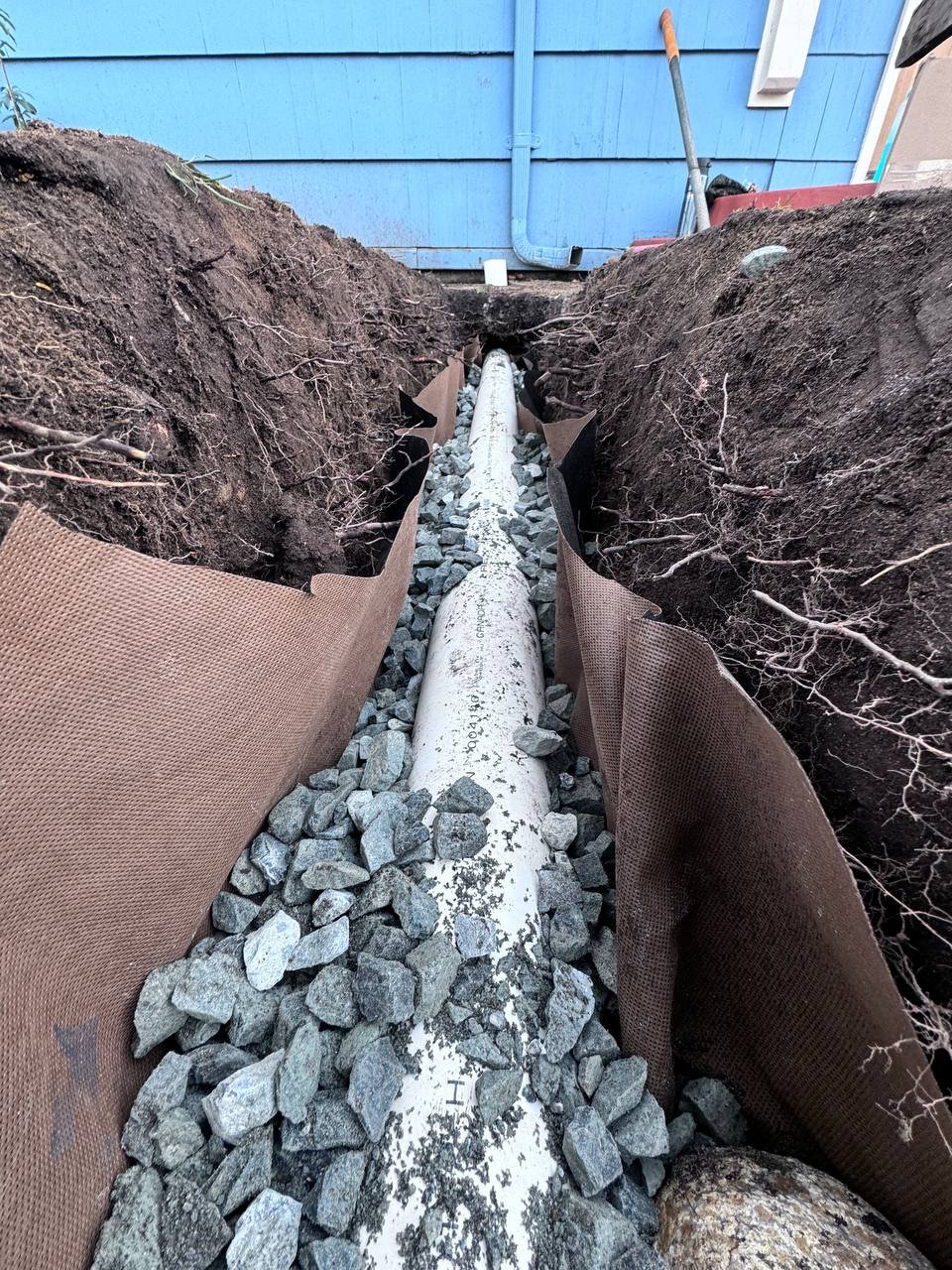 Drain tile and perimeter drainage work in Vancouver
