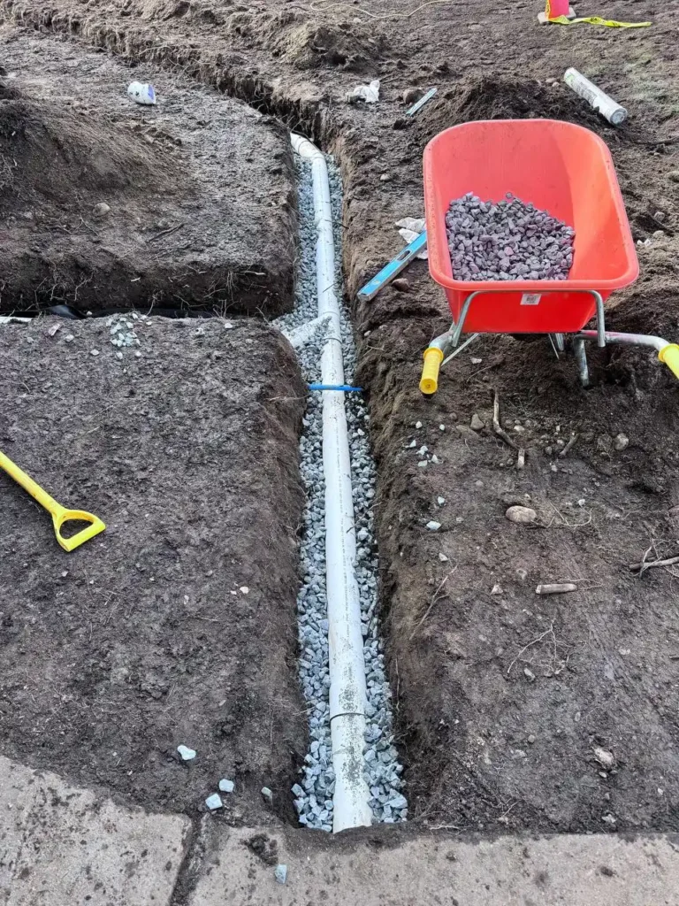 pvc drainage system