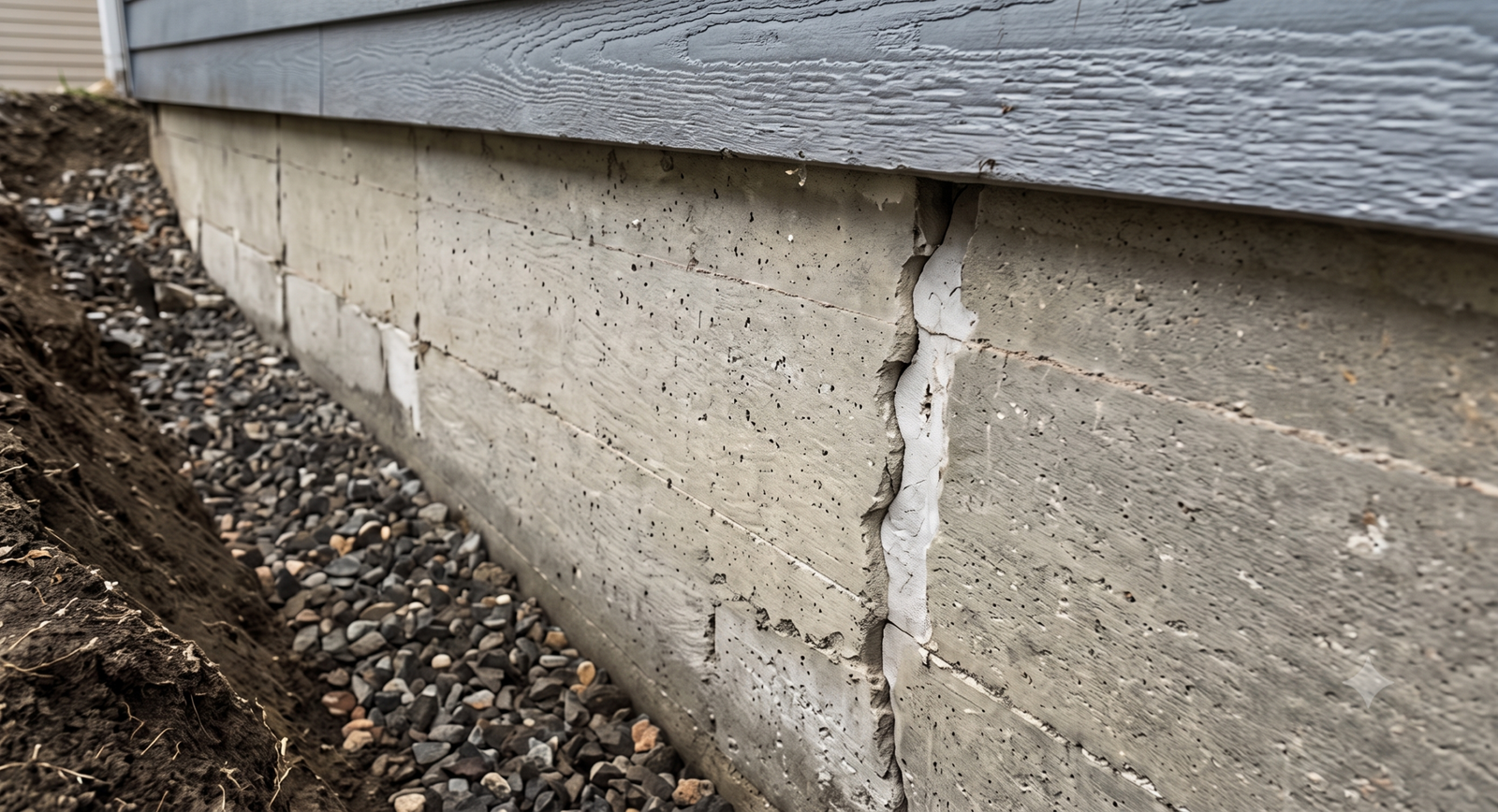 Concrete foundation repair for a damaged foundation in Vancouver