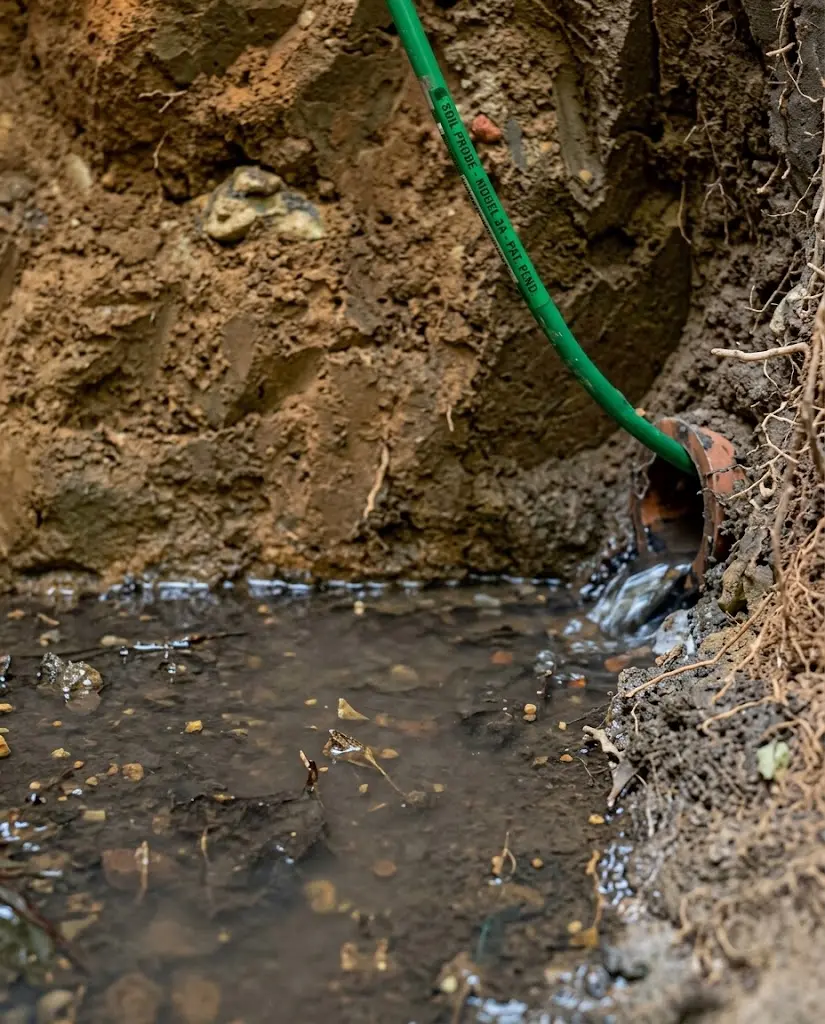 Older clay drain tile cleaning in Greater Vancouver