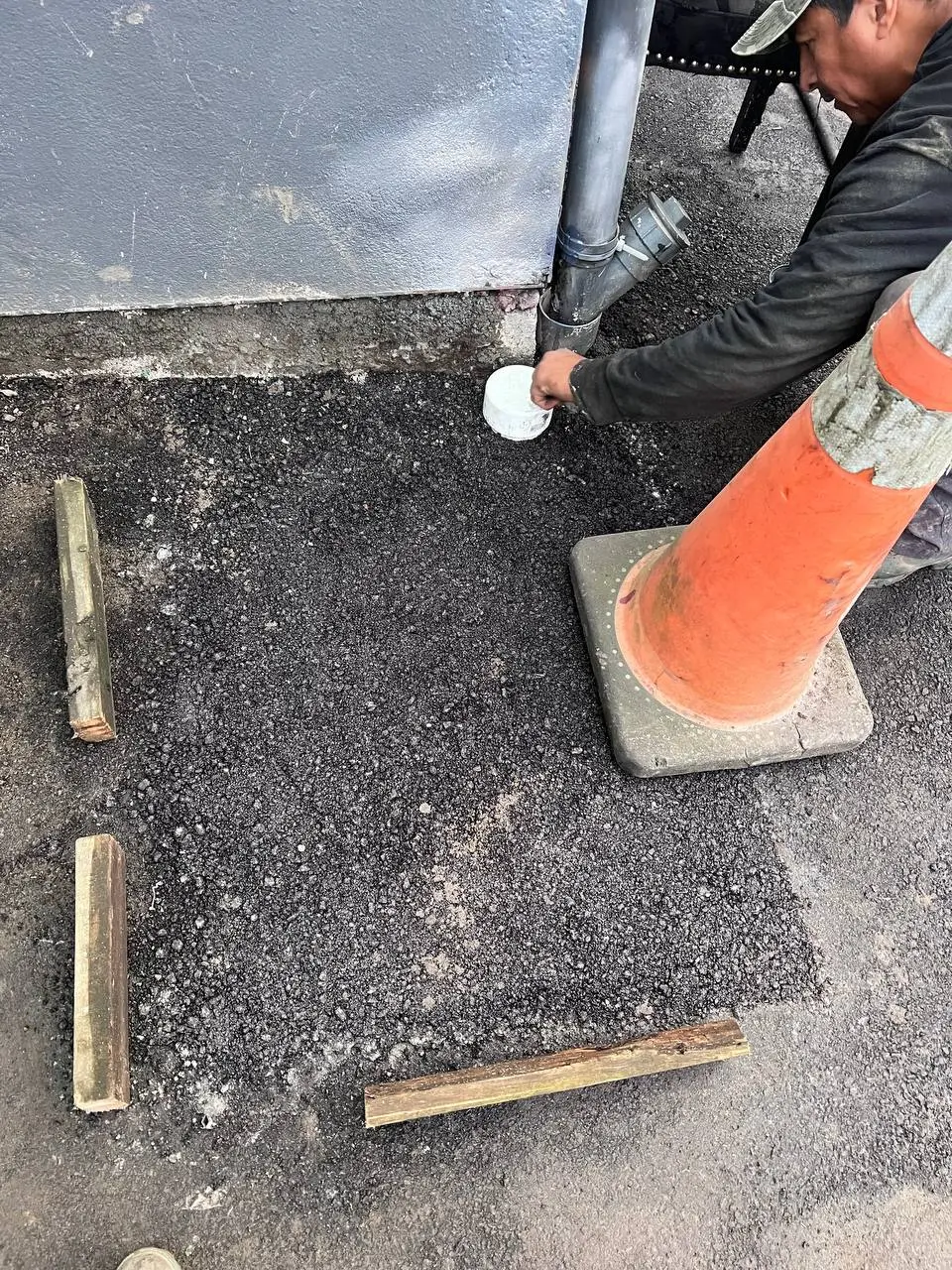 Access point for a drain camera inspection