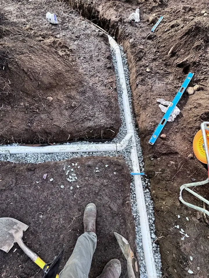 PVC perimeter drainage installed in Vancouver