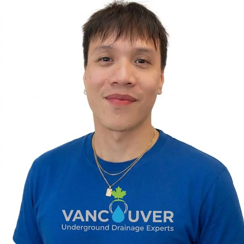 Hans, office team member with Vancouver Underground Drainage Experts