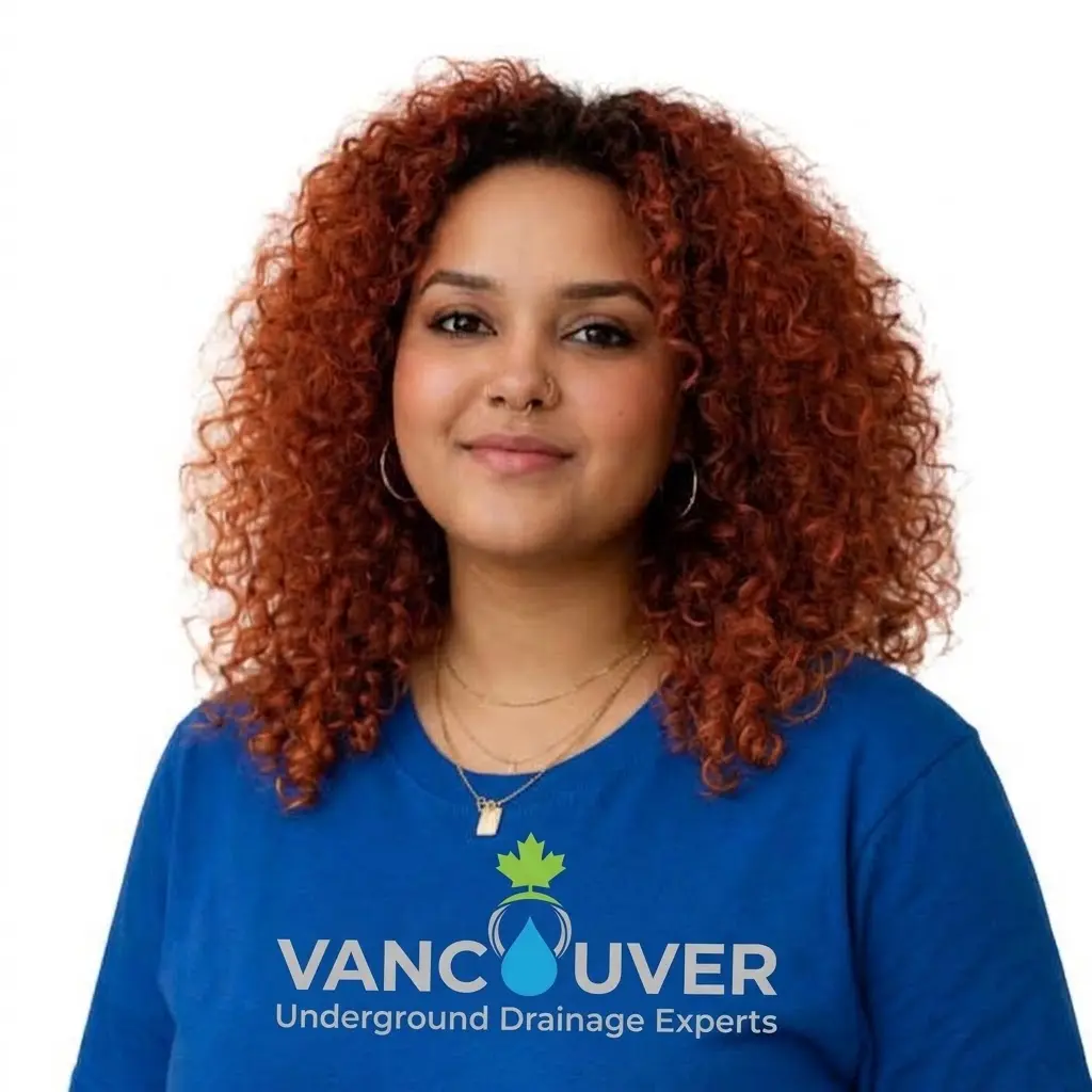 Ashta, office project manager with Vancouver Underground Drainage Experts