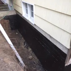 Perimeter drain and foundation waterproofing project in Vancouver