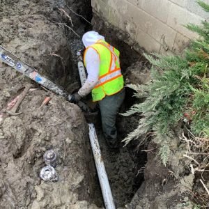 Installing French Drain
